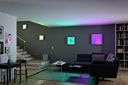 Paulmann LED Panel Velora Rainbow dynamicRGBW   eckig 595x595mm  31W 2820lm 3000 - 6500K Weiß dimmbar