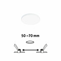 Paulmann VariFit LED Einbaupanel Veluna Edge IP44 rund 90mm  6W 500lm 4000K Weiß