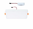 Paulmann VariFit LED Einbaupanel Veluna Edge IP44 eckig 160x160mm  12W 1100lm 3000K Weiß dimmbar