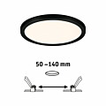 Paulmann VariFit LED Einbaupanel 3-Step-Dim Areo IP44 rund 175mm  13W 1300lm 3000K Schwarz dimmbar