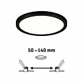 Paulmann VariFit LED Einbaupanel 3-Step-Dim Areo IP44 rund 175mm  13W 1300lm 4000K Schwarz dimmbar