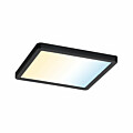 Paulmann VariFit LED Einbaupanel Smart Home Zigbee 3.0 Areo IP44 eckig 175x175mm  13W 1200lm Tunable White Schwarz dimmbar