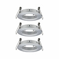 Paulmann Einbauleuchte Choose Basisset starr IP44 rund 78mm   max. 3x10W  230V dimmbar  Alu gedreht