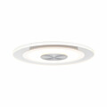 Paulmann Premium LED Einbauleuchte Whirl Basisset   rund 120mm   3x4.9W 3x180lm 230V dimmbar 3000K Alu gedreht#Satin