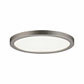 Paulmann LED Einbaupanel Areo  rund 120mm  7.5W 460lm 3000K Nickel matt