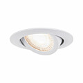 Paulmann LED Einbauleuchte 3-Step-Dim 3er-Pack schwenkbar  rund 82mm 70°  3x4.8W 3x450lm 230V dimmbar 3000K Weiß matt