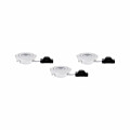 Paulmann LED Einbauleuchte 3-Step-Dim 3er-Pack schwenkbar  rund 82mm 70°  3x4.8W 3x450lm 230V dimmbar 3000K Weiß matt