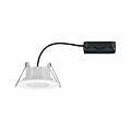 Paulmann LED Einbauleuchte Calla Einzelleuchte schwenkbar IP65 rund 90mm 30°  5.5W 400lm 230V  White Switch Weiß