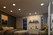 Paulmann VariFit LED Einbaupanel Smart Home Zigbee 3.0 Areo IP44 rund 175mm  13W 1200lm Tunable White Chrom matt dimmbar