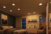 Paulmann VariFit LED Einbaupanel Smart Home Zigbee 3.0 Areo IP44 rund 175mm  13W 1200lm Tunable White Chrom matt dimmbar