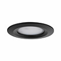 Paulmann LED Einbauleuchte Nova Plus Coin Basisset starr IP44 rund 78mm  Coin 3x6W 3x470lm 230V dimmbar 2700K Schwarz matt