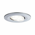 Paulmann LED Einbauleuchte Calla 3er-Set schwenkbar IP65 rund 90mm 30°  3x5W 3x400lm 230V  White Switch Chrom matt