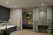 Paulmann VariFit LED Einbaupanel Dim to Warm Areo IP44 eckig 175x175mm  13W 1200lm 3 Step Dim to warm Chrom matt dimmbar