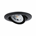 Paulmann LED Einbauleuchte 3er-Set schwenkbar  rund 82mm 70°  3x4.8W 3x450lm 230V  3000K Schwarz matt