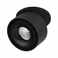 Paulmann LED Einbauleuchte Spircle    rund 78mm   8W 550lm 230V  3000K Schwarz matt