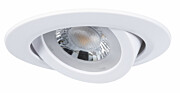 Paulmann LED Einbauleuchte 3er-Set schwenkbar  rund 82mm 70°  3x4.8W 3x450lm 230V  3000K Weiß matt
