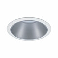 Paulmann LED Einbauleuchte 3-Step-Dim Cole Coin   IP44 rund 88mm  Coin 6W 470lm 230V dimmbar 2700K Weiß#Silber