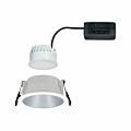 Paulmann LED Einbauleuchte 3-Step-Dim Cole Coin   IP44 rund 88mm  Coin 6W 470lm 230V dimmbar 2700K Weiß#Silber
