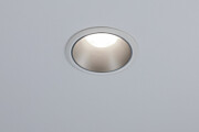 Paulmann LED Einbauleuchte 3-Step-Dim Cole Coin Basisset  IP44 rund 88mm  Coin 3x6W 3x470lm 230V dimmbar 2700K Weiß#Silber