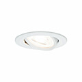 Paulmann LED Einbauleuchte Nova Basisset schwenkbar  rund 84mm 50° GU10 3x6.5W 3x460lm 230V  2700K Weiß matt