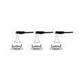 Paulmann LED Einbauleuchte 3-Step-Dim Nova Basisset schwenkbar  rund 84mm 50° GU10 3x6.5W 3x460lm 230V dimmbar 2700K Alu gedreht