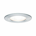 Paulmann LED Einbauleuchte 3-Step-Dim Nova   IP44 rund 78mm  GU10 6.5W 460lm 230V dimmbar 2700K Alu gedreht