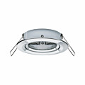 Paulmann LED Einbauleuchte 3-Step-Dim Nova Coin Basisset schwenkbar  rund 84mm 50° Coin 3x6W 3x470lm 230V dimmbar 2700K Chrom