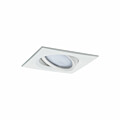 Paulmann LED Einbauleuchte Nova Plus Coin Basisset schwenkbar  eckig 84x84mm 50° Coin 3x6W 3x470lm 230V dimmbar 2700K Weiß matt