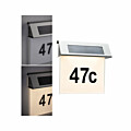 Paulmann Solar LED Hausnummernleuchte Special Line IP44 3000K  Edelstahl#Weiß