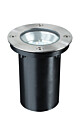 Paulmann LED Bodeneinbauleuchte  IP67 rund 110mm  2700K 1.2W 20lm 230V Edelstahl Metall