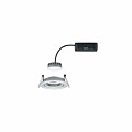 Paulmann LED Einbauleuchte Nova Plus Coin Einzelleuchte schwenkbar  rund 84mm 50° Coin 6W 470lm 230V dimmbar 2700K Alu gedreht