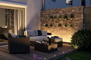 Paulmann Plug & Shine LED Bodeneinbauleuchte Lichtleiste   IP67 3000K 8W   Anthrazit