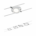 Paulmann LED Seilsystem RoundMac Basisset  4x200lm 4x4.3W 2700K  230/12V Weiß matt