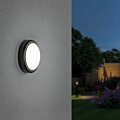Paulmann LED Außenwandleuchte   IP44  180mm 3000K 15W 1050lm 230V  Grau Kunststoff