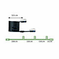 Paulmann Plug & Shine LED Gartenstrahler Smart Home Zigbee 3.0 Pike Basisset  IP65 RGBW+ 3x4.5W  21VA Anthrazit