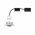 Paulmann LED Einbauleuchte Nova Mini Coin Einzelleuchte starr IP44 rund 65mm  Coin 4W 310lm 230V  2700K Chrom