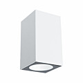 Paulmann LED Außenwandleuchte Flame  IP44 eckig 58x75mm 3000K 3.8W 320lm 230V  Weiß Aluminium