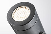 Paulmann Plug & Shine LED Gartenstrahler Radix Einzelspot  IP65 3000K 6W   Grau