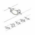 Paulmann CorDuo LED Seilsystem RoundMac Basisset  5x200lm 5x4.5W 3000K  230/12V Chrom matt#Chrom