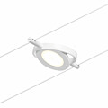 Paulmann CorDuo LED Seilsystem RoundMac Einzelspot  200lm 4.5W 3000K  12V Weiß matt#Chrom