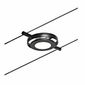 Paulmann CorDuo LED Seilsystem RoundMac Einzelspot  200lm 4.5W 3000K  12V Schwarz matt#Chrom