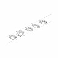 Paulmann CorDuo LED Seilsystem MacLED Basisset  5x250lm 5x4.5W 3000K  230/12V Chrom matt#Chrom