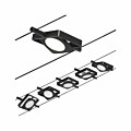 Paulmann CorDuo LED Seilsystem MacLED Basisset  5x250lm 5x4.5W 3000K  230/12V Schwarz matt#Chrom