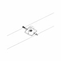 Paulmann CorDuo Seilsystem Mac II Basisset GU5.3  max. 5x10W   230/12V Weiß matt#Chrom
