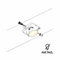Paulmann CorDuo Seilsystem Mac II Einzelspot GU5.3  max. 10W   12V Weiß matt#Chrom