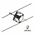 Paulmann CorDuo Seilsystem Mac II Einzelspot GU5.3  max. 10W   12V Schwarz matt#Chrom