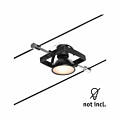 Paulmann CorDuo Seilsystem Mac II Einzelspot GU5.3  max. 10W   12V Schwarz matt#Chrom