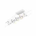 Paulmann CorDuo Seilsystem Cardan Basisset GU5.3  max. 5x10W   230/12V Weiß matt#Chrom