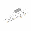 Paulmann CorDuo Seilsystem Salt Basisset GU5.3  max. 5x10W   230/12V Chrom matt
