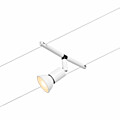 Paulmann CorDuo Seilsystem Salt Einzelspot GU5.3  max. 10W   12V Weiß matt#Chrom